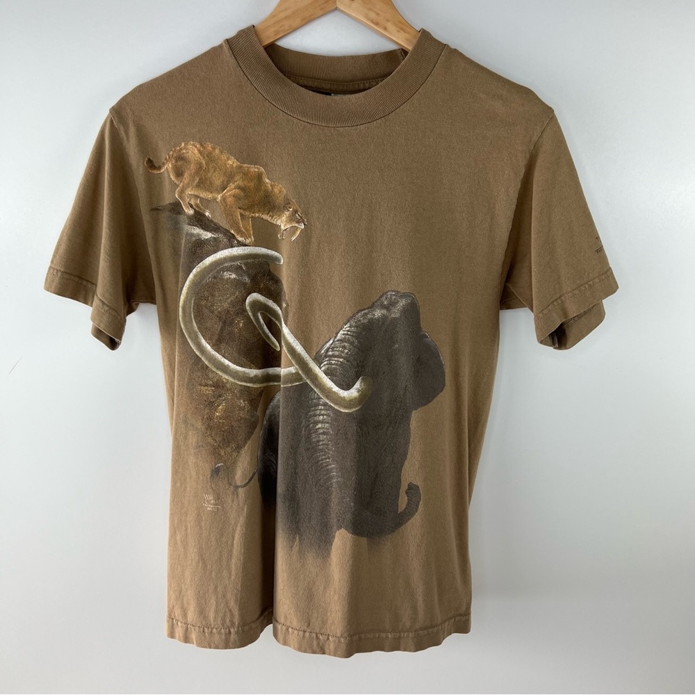 100% COTTON Mammoth Prehistoric Tee Shirt